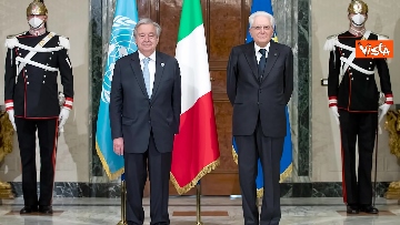 4 - Mattarella riceve il Segretario Generale dell'Onu