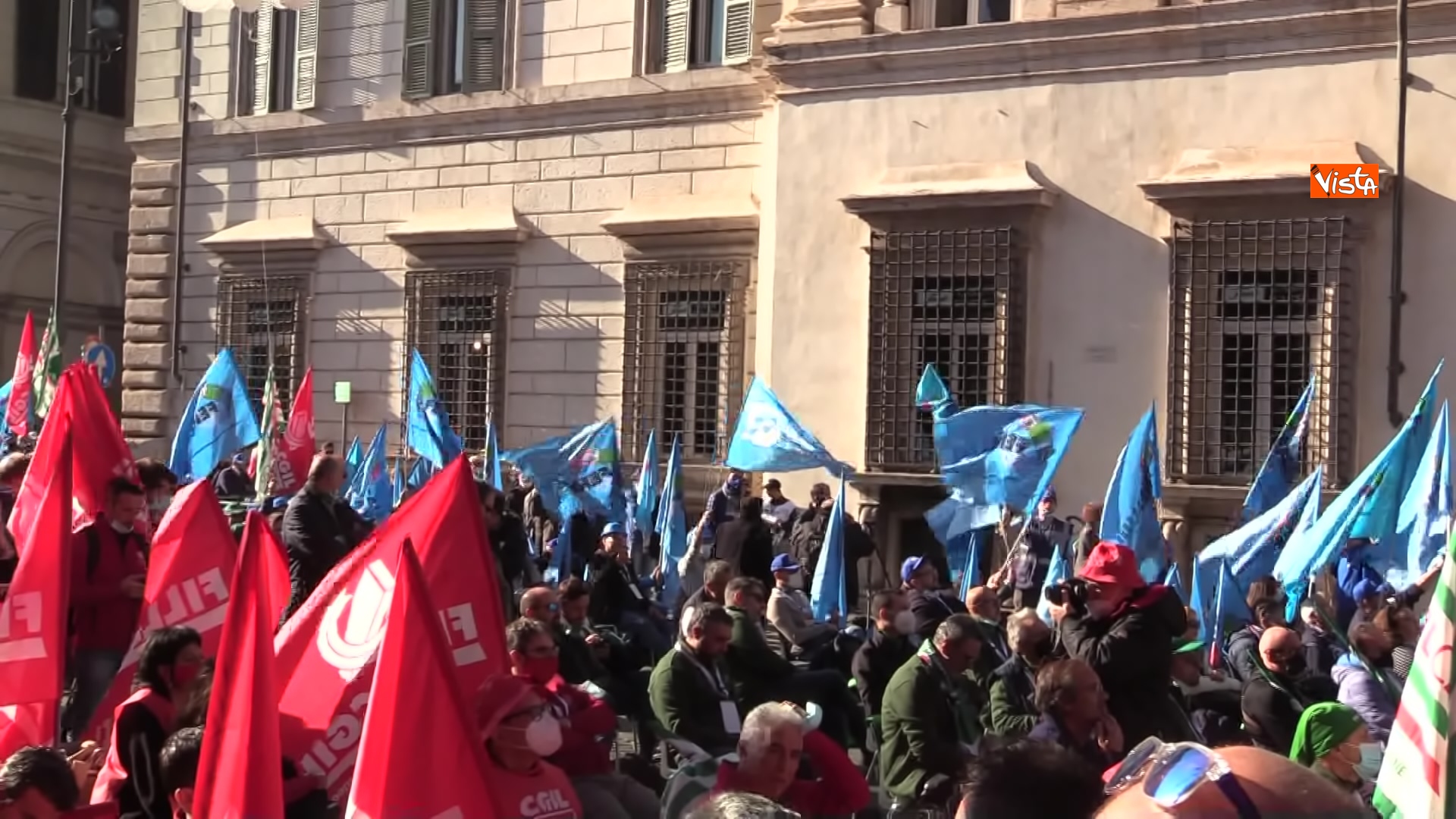13-11-21 Morti sul lavoro le immagini della protesta di Cgil Cisl e Uil a Roma_02