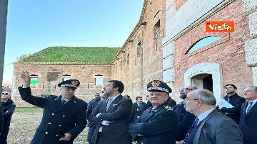 2 - Salvini alla cerimonia posa prima pietra Sala Polifunzionale Caserma Forte Aurelia, le foto