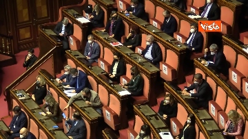 8 - Il Senato ricorda il presidente del Parlamento Ue David Sassoli, le foto dell'Aula