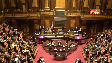 5 - Il Senato ricorda il presidente del Parlamento Ue David Sassoli, le foto dell'Aula