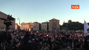 7 - I No Vax riempiono Piazza San Giovanni a Roma, le foto della manifestazione